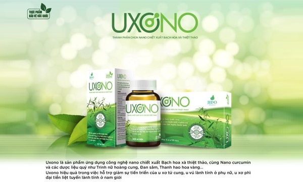 Viên uống Unoxo hỗ trợ giảm kích thước khối u lành tính