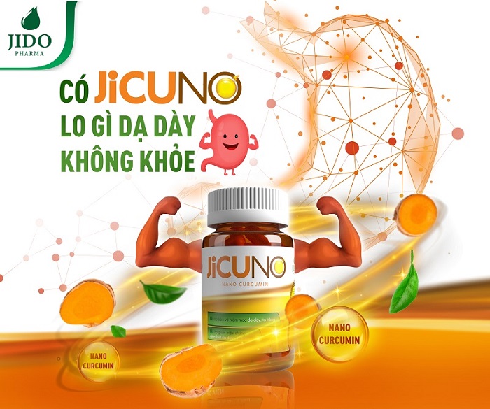 Jicuno chứa 100% Nano curcumin nguồn gốc tự nhiên đem lại hiệu quả cao